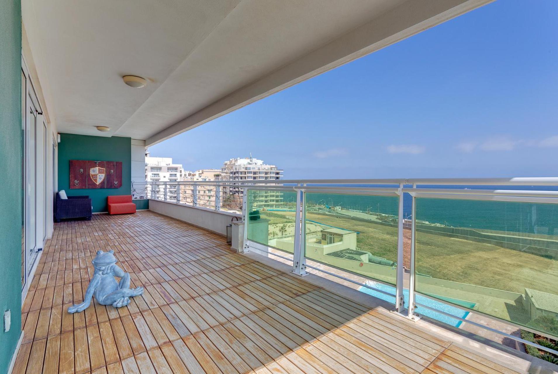 Seafront Apartment 슬리에마 외부 사진