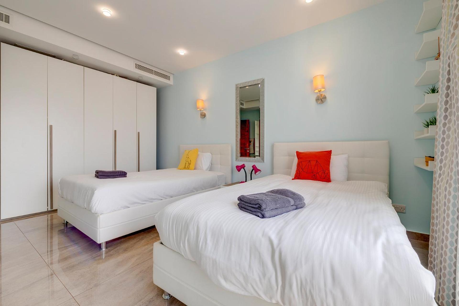 Seafront Apartment 슬리에마 외부 사진