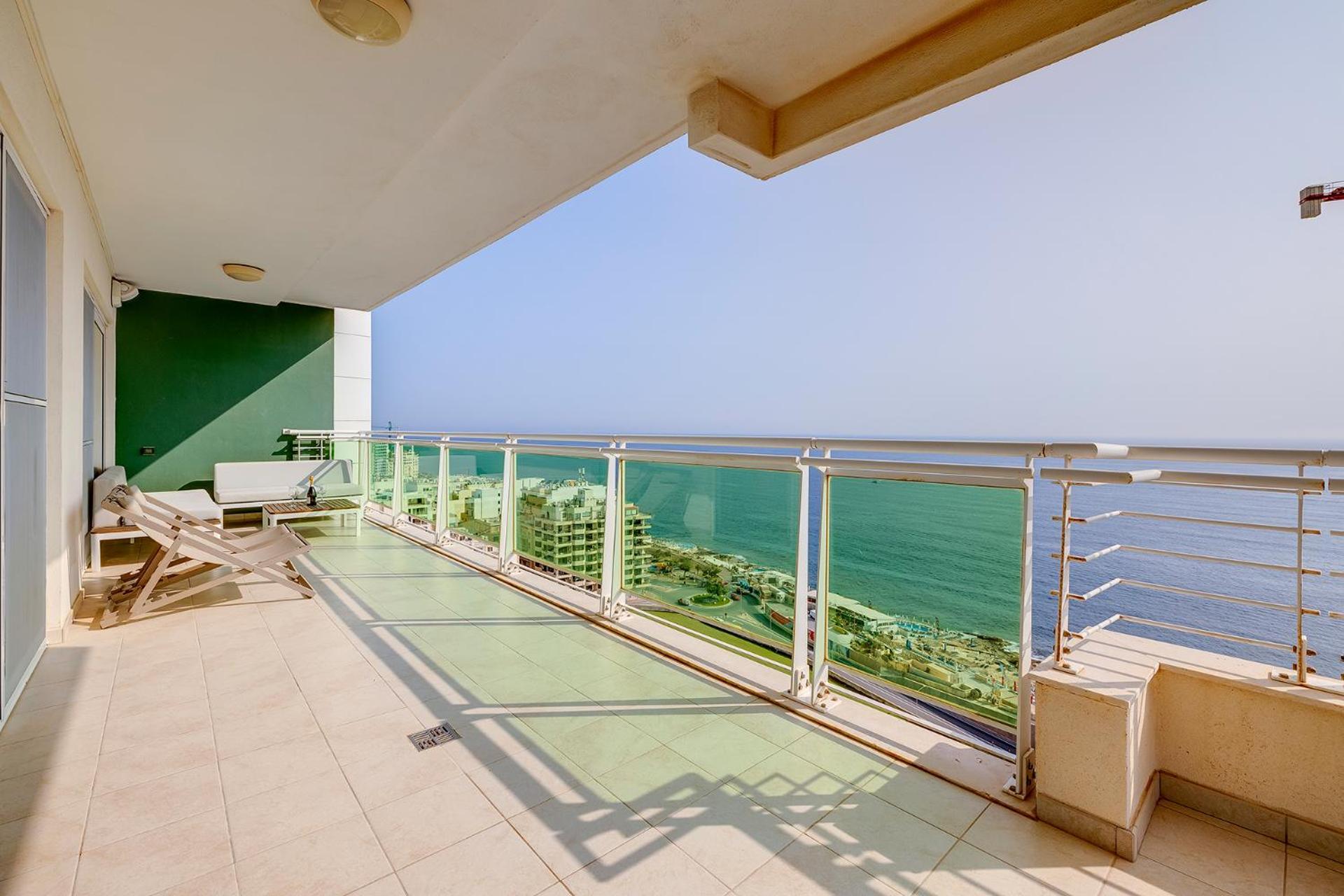 Seafront Apartment 슬리에마 외부 사진